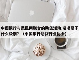 中国银行与凤凰网联合的助贷活动,证书属于什么级别？（中国银行助贷行业协会）